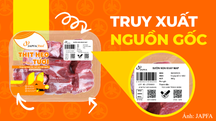 Các sản phẩm Japfa Food hỗ trợ truy xuất thông tin, góp phần nâng cao tính minh bạch trong chuỗi cung ứng.