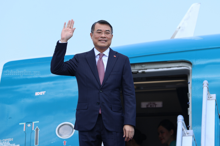 Thủ tướng Lê Minh Hưng lên đường thăm chính thức Lào và Campuchia. Ảnh: chinhphu.vn/Nhật Bắc