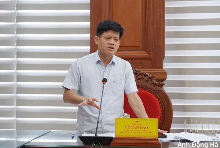 Phó Chủ tịch UBND tỉnh Quảng Trị Lê Văn Bảo yêu cầu các sở, ban, ngành tiếp tục rà soát, phân nhóm dự án, chỉ đưa vào Hệ thống 751 những dự án đủ điều kiện tháo gỡ