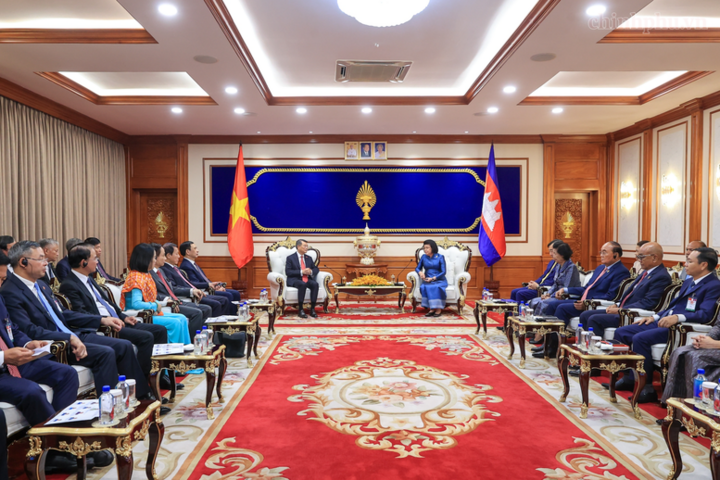 Hai nhà lãnh đạo nhất trí tiếp tục phát huy hiệu quả kênh hợp tác nghị viện, Quốc hội hai nước tiếp tục tăng cường phối hợp, đồng hành cùng Chính phủ trong việc thúc đẩy hợp tác trên các lĩnh vực.
