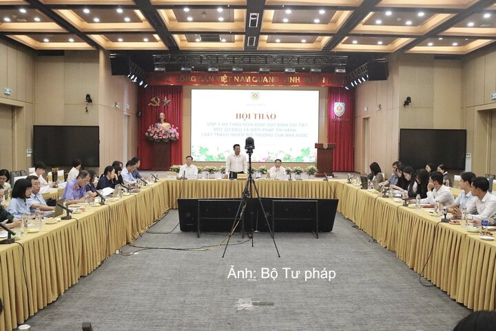 Hội thảo góp ý dự thảo Nghị định quy định chi tiết một số điều và biện pháp thi hành Luật Trách nhiệm bồi thường của Nhà nước.