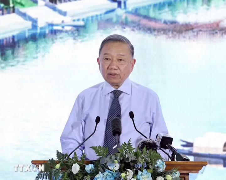 Tổng Bí thư, Chủ tịch nước Tô Lâm phát biểu chỉ đạo. (Ảnh: Thống Nhất/TTXVN)