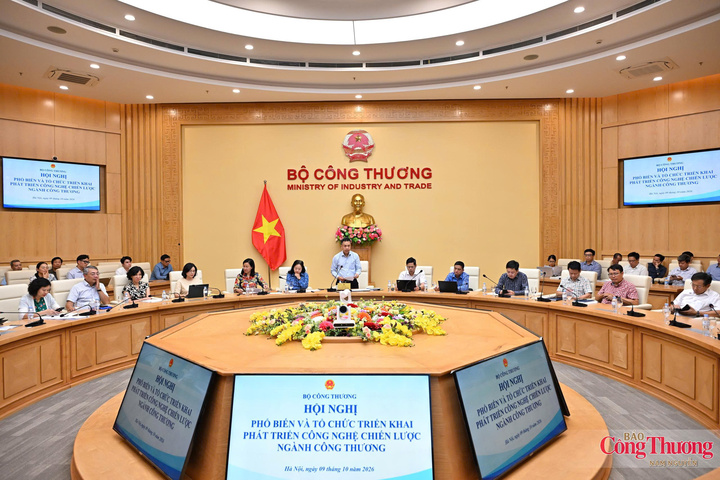 Hội nghị phổ biến và tổ chức triển khai phát triển công nghệ chiến lược ngành Công Thương.