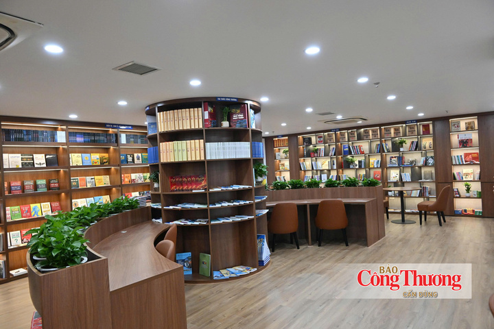 Không gian văn hóa đọc ngành Công Thương tại trụ sở Bộ Công Thương.