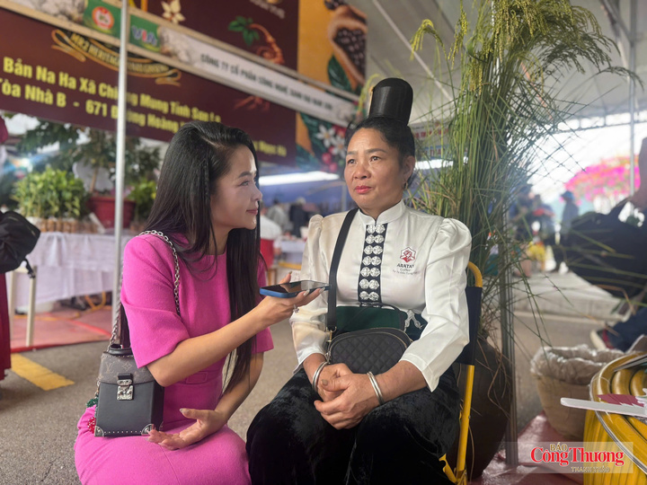 Cô Lò Thị Hợp thuộc Hợp tác xã Mường Chanh chia sẻ với phóng viên Báo Công Thương.