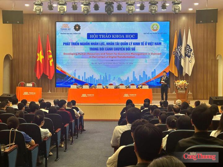 Hội thảo nhấn mạnh yêu cầu đổi mới đào tạo, phát triển kỹ năng số, đồng thời hoàn thiện cơ chế phát hiện, sử dụng và đãi ngộ nhân tài.