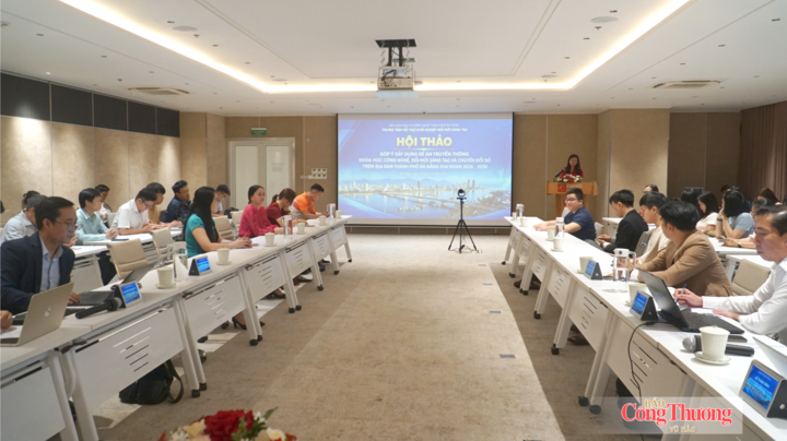 Hội thảo “Góp ý xây dựng Đề án Truyền thông khoa học công nghệ, đổi mới sáng tạo và chuyển đổi số trên địa bàn TP. Đà Nẵng giai đoạn 2026 - 2030”.