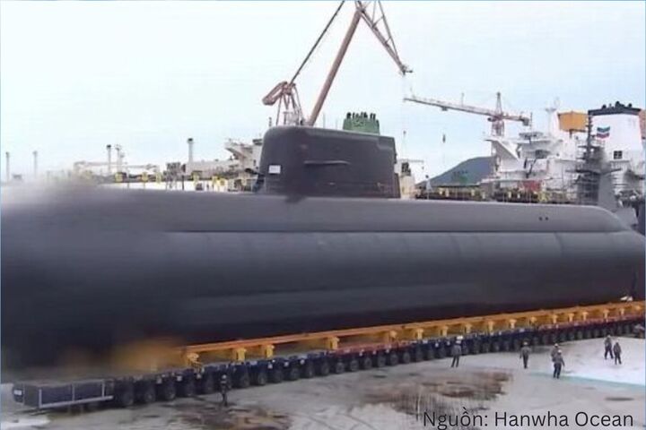 Tàu ngầm chạy diesel-điện Jangbogo-III PN. Nguồn: Hanwha Ocean