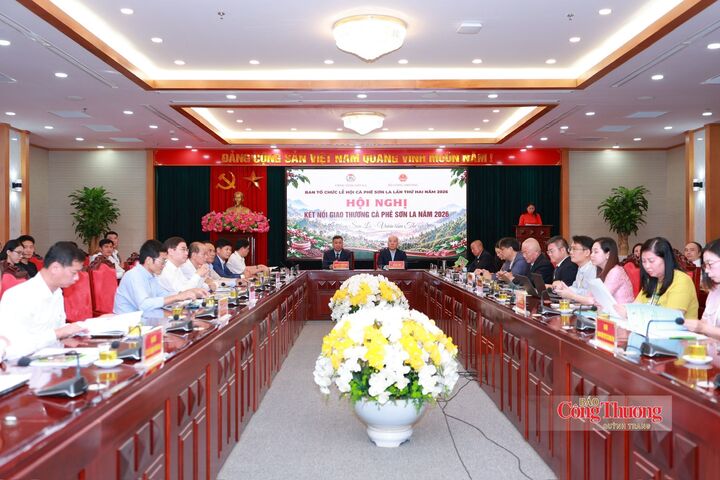 Toàn cảnh Hội nghị kết nối giao thương cà phê Sơn La năm 2026.