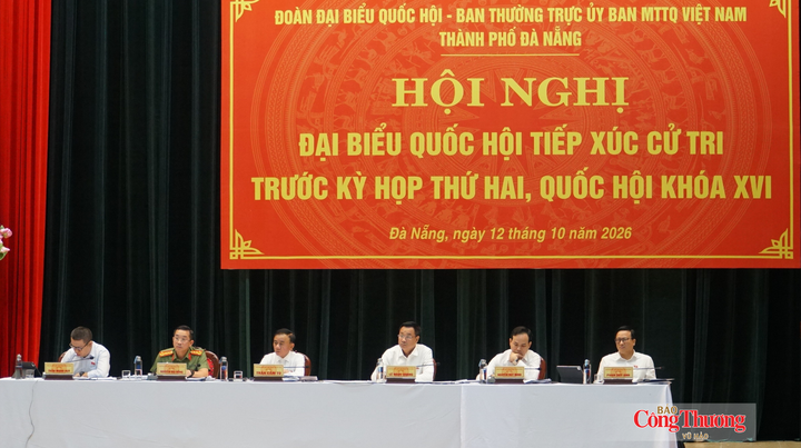 Đoàn Đại biểu Quốc hội TP. Đà Nẵng tiếp xúc cử tri trước Kỳ họp thứ Hai, Quốc hội khóa XVI.