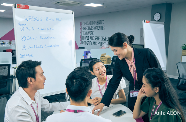 AEON Việt Nam hướng tới xây dựng môi trường làm việc ổn định, giúp người lao động an tâm phát triển sự nghiệp.
