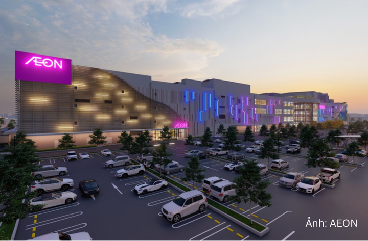 Hình ảnh phối cảnh bên ngoài TTTM AEON Thanh Hoá.