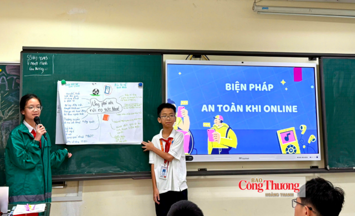 Học sinh tìm hiểu và trình bày các biện pháp bảo đảm an toàn trên môi trường mạng.