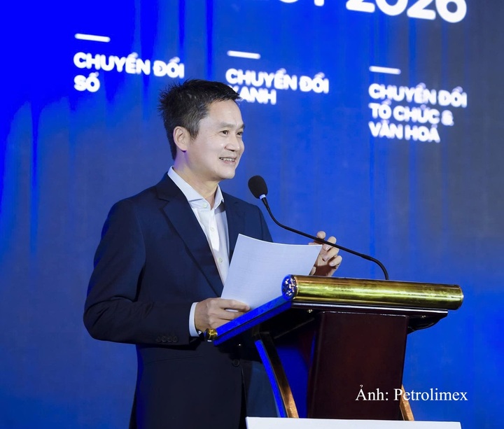 Ông Phạm Văn Thanh - Chủ tịch Hội đồng quản trị Tập đoàn Xăng dầu Việt Nam phát biểu tại hội nghị.