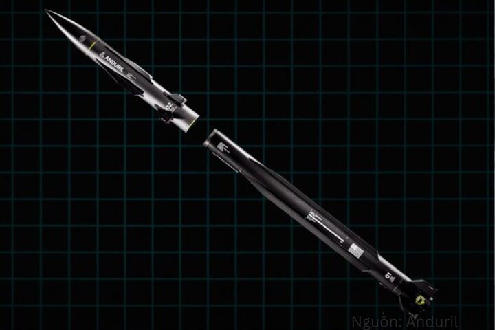 Mô hình tên lửa đánh chặn Steelfin. Nguồn: Anduril