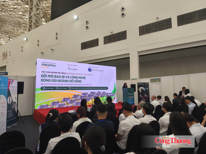 Hội thảo “Đổi mới bao bì và công nghệ đóng gói ngành đồ uống” diễn ra vào chiều 13/10.