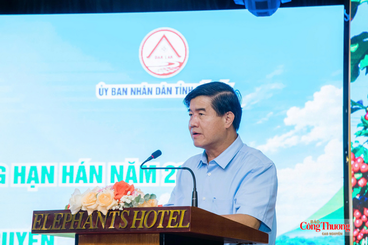 Ông Nguyễn Thiên Văn, Phó Chủ tịch UBND tỉnh Đắk Lắk phát biểu tại hội nghị.