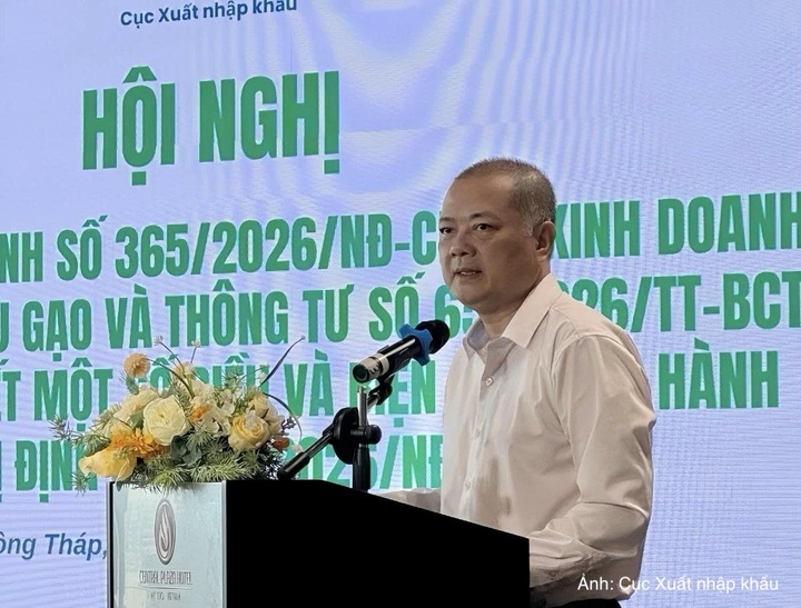 Ông Nguyễn Anh Sơn, Cục trưởng Cục Xuất nhập khẩu.