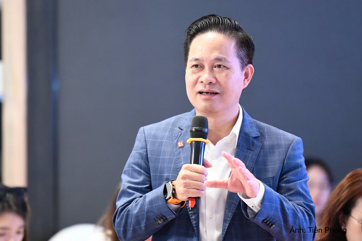 Ông Nguyễn Bá Diệp, Phó Chủ tịch MoMo phát biểu.