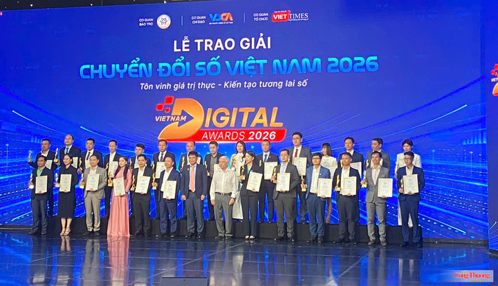 Lễ trao Giải thưởng Chuyển đổi số Việt Nam 2026
