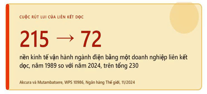 Biểu đồ 2. Cuộc rút lui của liên kết dọc