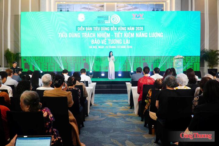 Toàn cảnh Diễn đàn Tiêu dùng bền vững năm 2026. Ảnh: Minh Đức