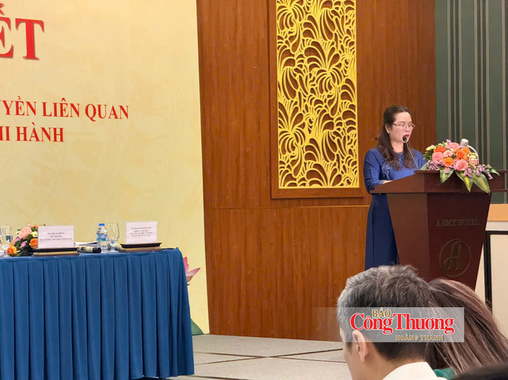Bà Phạm Thị Kim Oanh, Phó Cục trưởng Cục Công nghiệp văn hóa và Bản quyền tác giả.