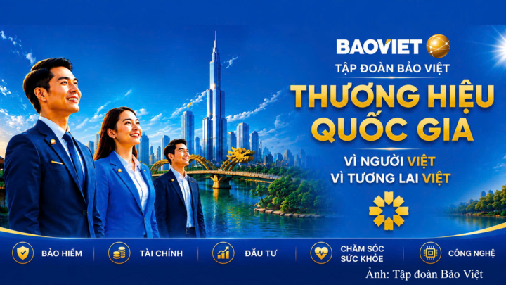 Bảo Việt đạt Thương hiệu quốc gia 2026.