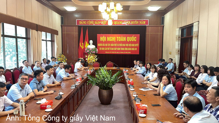 Đảng bộ Tổng Công ty Giấy Việt Nam học tập, quán triệt Nghị quyết Hội nghị lần thứ Tư Ban Chấp hành Trung ương Đảng khóa XIV