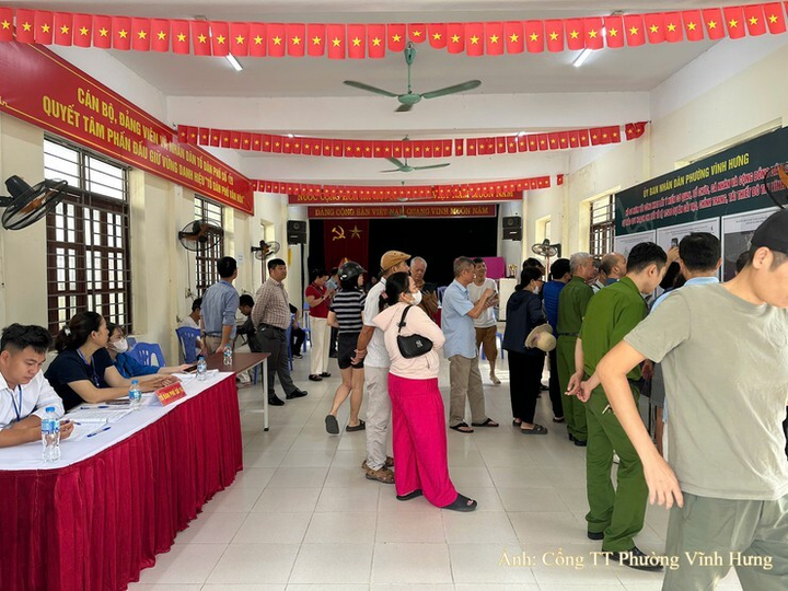 Phường Vĩnh Hưng lấy ý kiến Quy hoạch chi tiết tỷ lệ 1/500 dự án cải tạo, chỉnh trang và tái thiết đô thị.