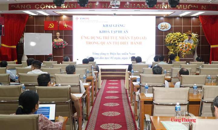 EVNSPC tổ chức đào tạo AI cho lãnh đạo.