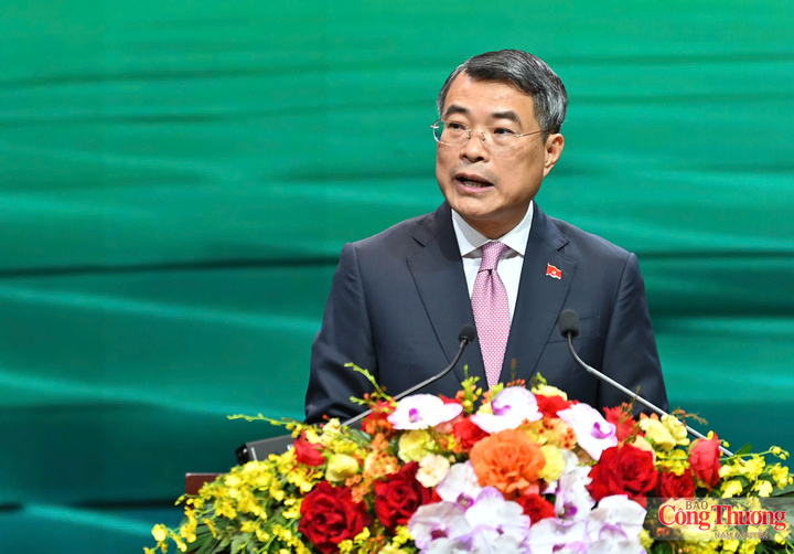 Thủ tướng Lê Minh Hưng phát biểu tại lễ công bố.