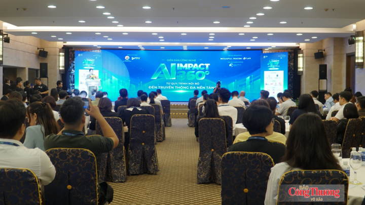 Diễn đàn công nghệ AI IMPACT 360° với chủ đề “Từ quy trình nội bộ đến truyền thông đa nền tảng”