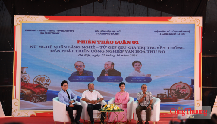 Họa sĩ Nguyễn Mạnh Đức chia sẻ quan điểm tại Diễn đàn.