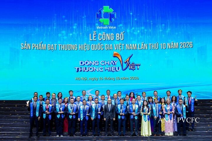 Kỳ xét chọn năm 2026 dựa trên ba giá trị cốt lõi của Chương trình Thương hiệu quốc gia Việt Nam là “Chất lượng - Đổi mới, sáng tạo - Năng lực tiên phong”. Ảnh: PVCFC