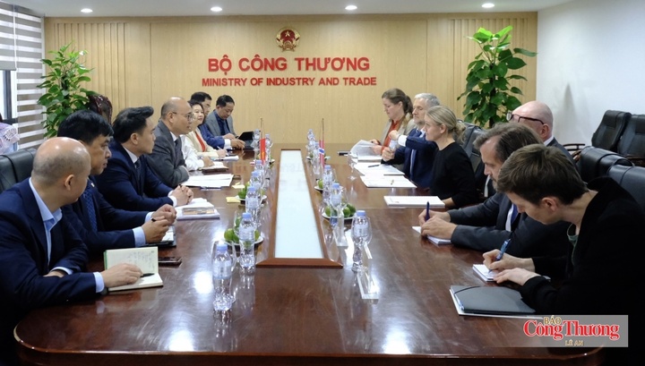 Toàn cảnh buổi làm việc.