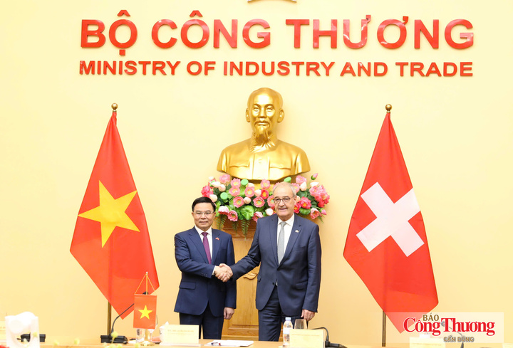 Bộ trưởng Bộ Công Thương Lê Mạnh Hùng hội kiến Ngài Guy Parmelin, Tổng thống Liên bang Thụy Sĩ, Bộ trưởng Bộ Kinh tế, Giáo dục và Nghiên cứu Liên bang Thụy Sĩ.