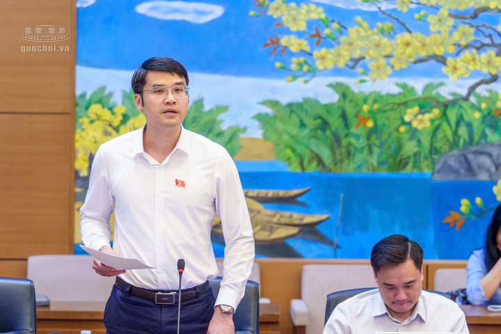 Đại biểu Nguyễn Đức Hùng (đoàn đại biểu TP Bắc Ninh).