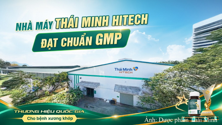 Khương Thảo Đan Gold được sản xuất trên dây chuyền hiện đại tại Nhà máy Thái Minh Hitech đạt chuẩn GMP.