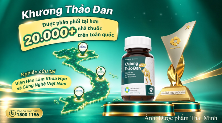 Khương Thảo Đan phủ sóng tại hơn 20.000 Nhà thuốc trên toàn quốc.