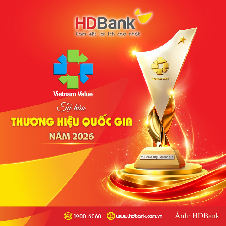 HDBank tiếp tục khẳng định vị thế Thương hiệu quốc gia - 1