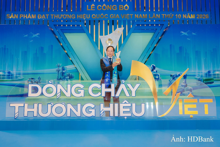 HDBank tiếp tục khẳng định vị thế Thương hiệu quốc gia Việt Nam năm 2026.