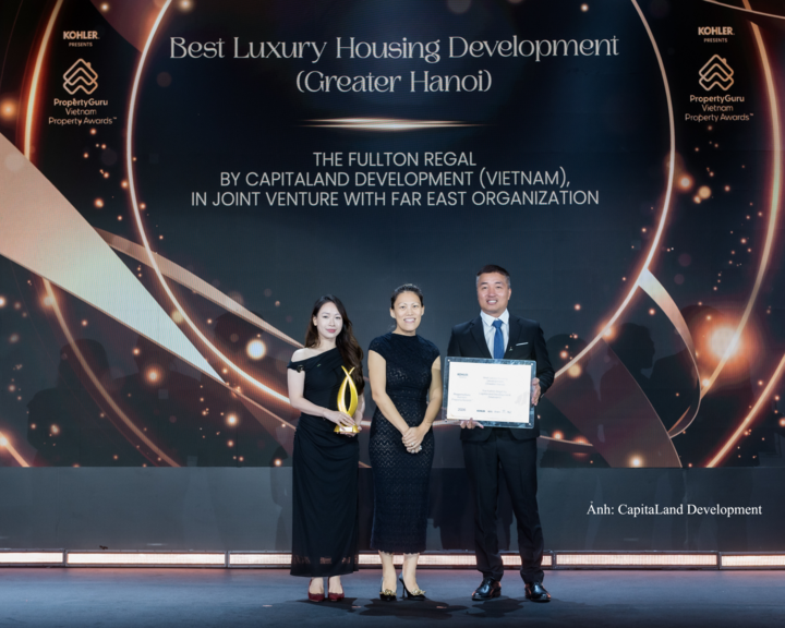 Dự án The Fullton Regal xuất sắc chiến thắng hạng mục Dự án nhà ở hạng sang xuất sắc (khu vực Hà Nội mở rộng).