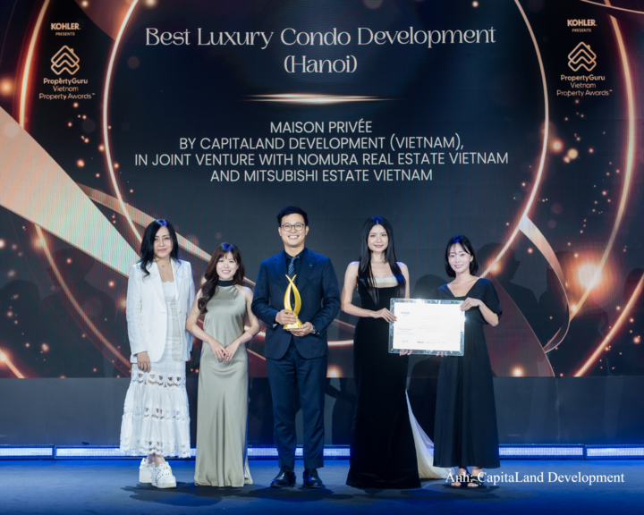 Dự án Maison Privée được vinh danh tại hạng mục Dự án căn hộ hạng sang xuất sắc (Hà Nội) và Thiết kế dự án căn hộ xuất sắc.