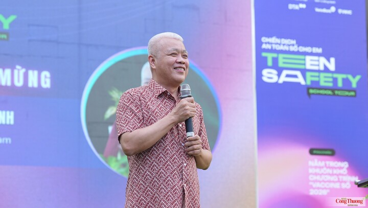 Ông Nguyễn Lâm Thanh, đại diện TikTok Việt Nam phát biểu
