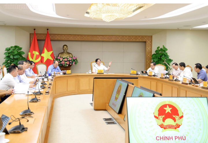 Phó Thủ tướng nhấn mạnh yêu cầu các bộ, ngành nêu cao trách nhiệm, hành động quyết liệt, bảo đảm các nhiệm vụ công nghệ chiến lược sớm đi vào thực tiễn, tạo ra sản phẩm cụ thể, đóng góp thiết thực cho phát triển đất nước. Ảnh: chinhphu.vn/Gia Huy