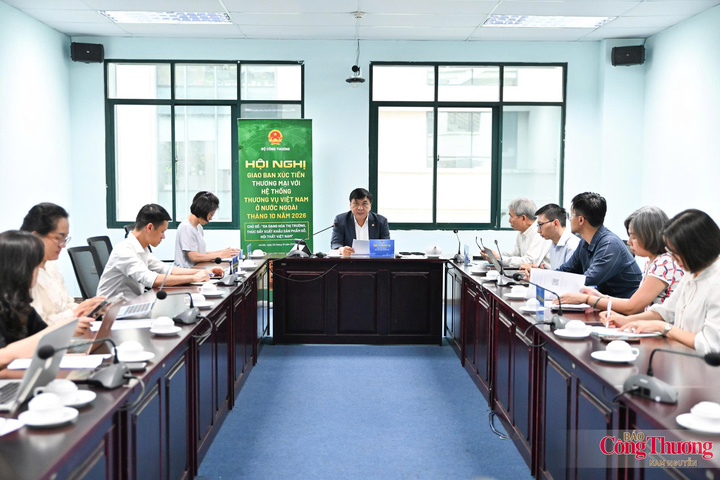 Hội nghị giao ban Xúc tiến thương mại với hệ thống Thương vụ Việt Nam ở nước ngoài tháng 10/2026.