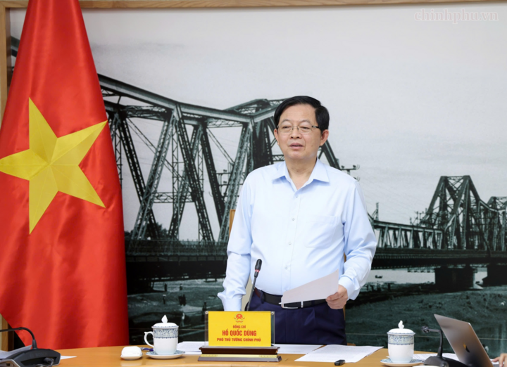 Phó Thủ tướng Hồ Quốc Dũng giao Bộ Khoa học và Công nghệ chủ trì, phối hợp với Bộ Tài chính thống nhất tên chỉ tiêu dùng để đo lường, theo dõi và đánh giá mức đóng góp của kinh tế số vào GDP. Ảnh: chinhphu.vn/Gia Huy