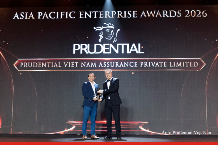 Prudential Việt Nam đạt danh hiệu Doanh nghiệp Xuất sắc châu Á.