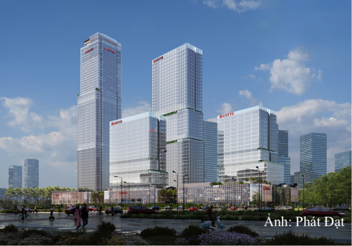 Hình phối cảnh dự án Lotte Eco Smart City Thủ Thiêm.